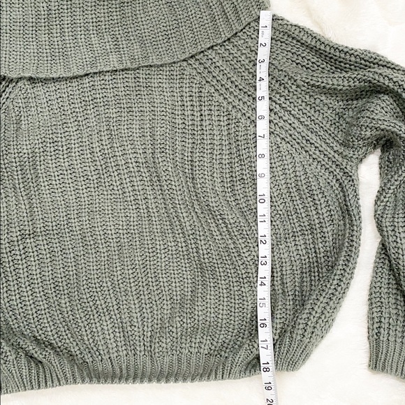 Moon & Madison Olive Cowl Neck Sweater - Picture 5 of 5